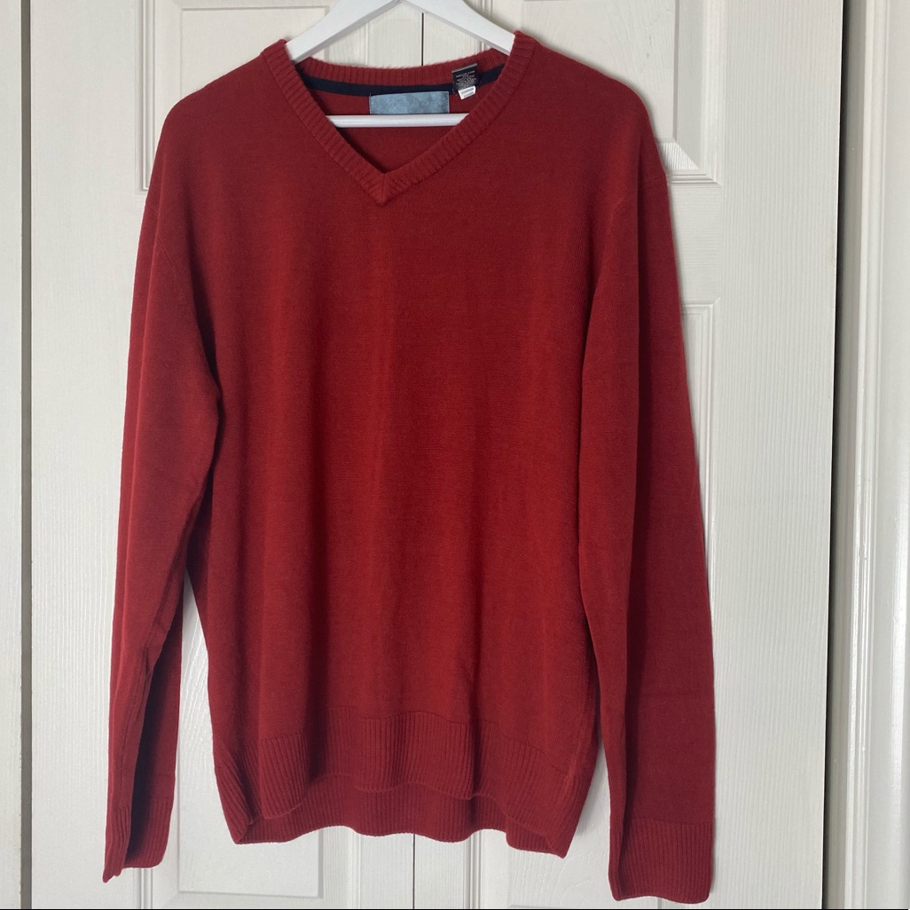 Oscar De La Renta Men’s Red Sweater